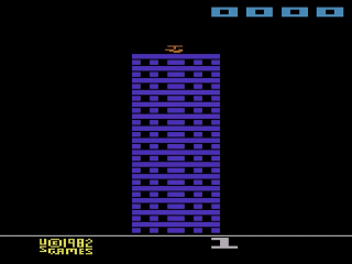 Towering Inferno title screen for Atari 2600